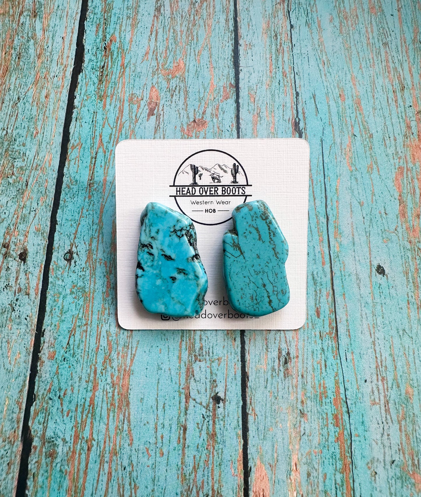 Turquoise Stone Earrings