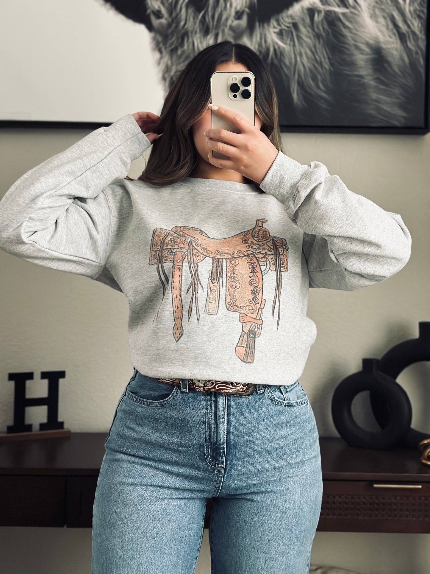 Saddle Me Crewneck