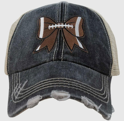 Football Bow Trucker Hat