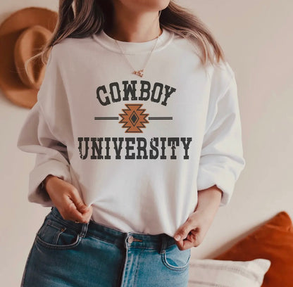 Cowboy University Crewneck