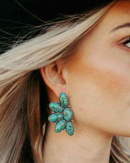 Turquoise Trap Earring