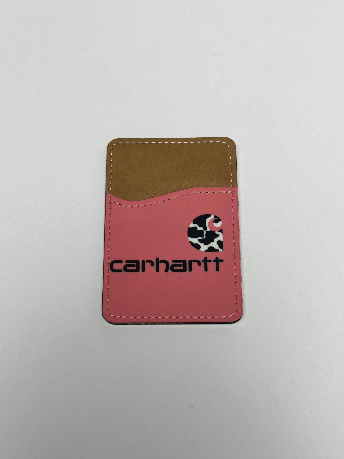 PINK CARHARTT CARD HOLDER 
